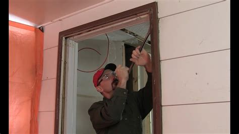 council house metal door frames|removing old council door frames.